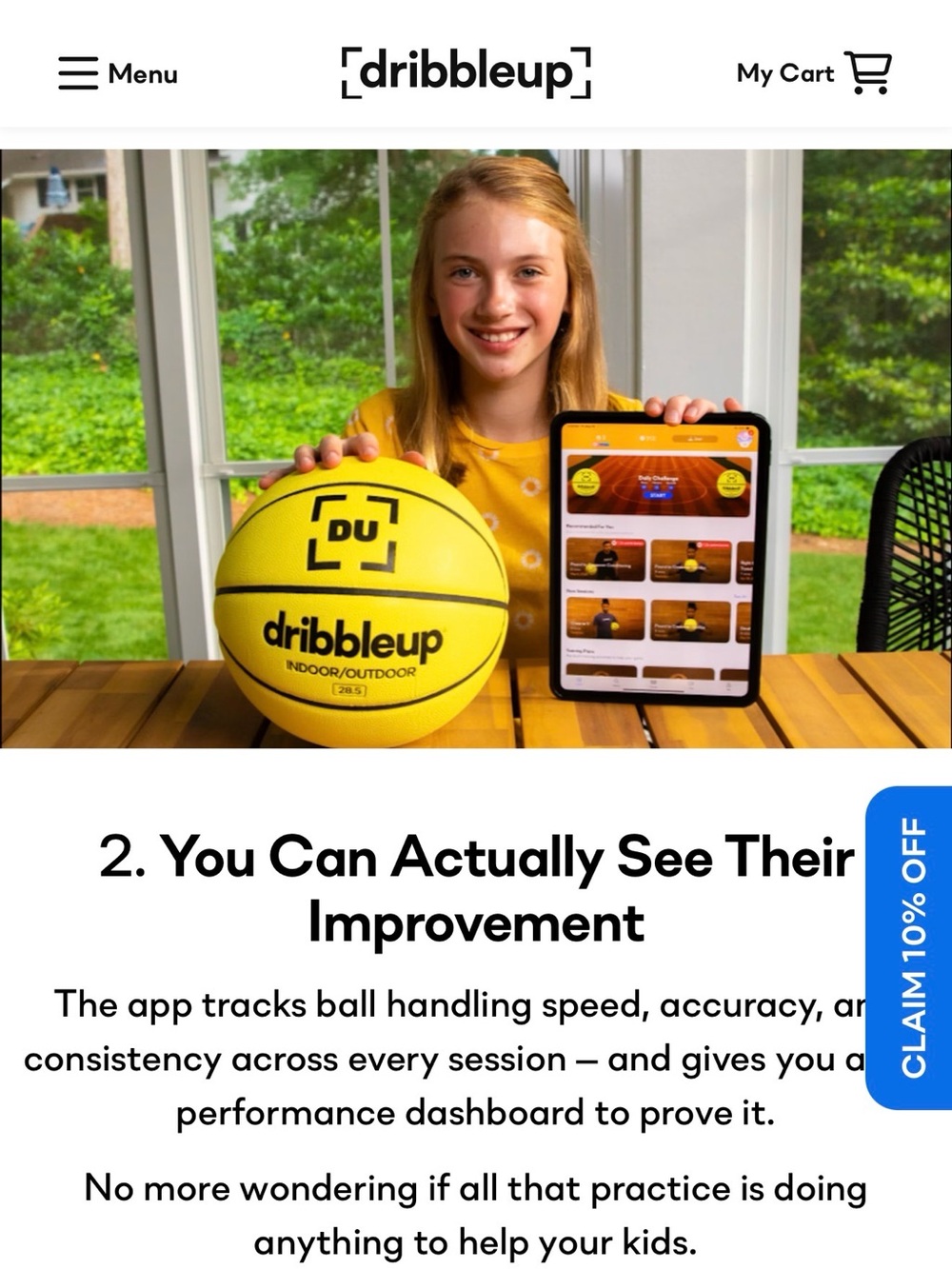 Smart Indoor/Outdoor Basketball - Picture 3 of 5
